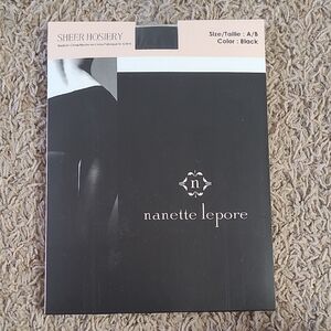 NANETTE LEPORE Sheer Hosiery Black Size ( A / B )